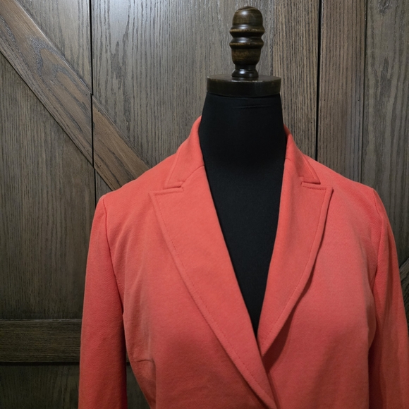 Bogner Cotton Orange Blazer - Picture 2 of 6
